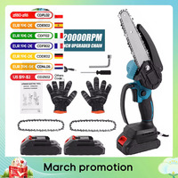 6Inch Chainsaw Removable Handheld Cordless Electric Chain Saw for Makita 21V Lithium Battery Garden Woodworking High Power Tools