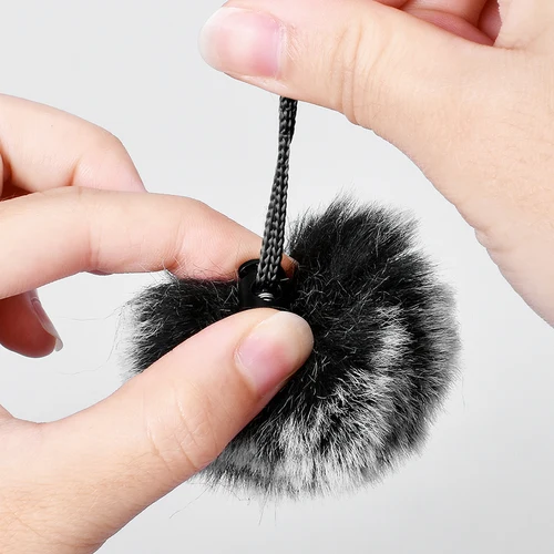 Imagen 2 del producto COMICA CVM-MF1 3 uds Mini Deadcat Lavalier cubierta de micrófono manguito de viento de alta calidad para todos los micrófonos Lavalier