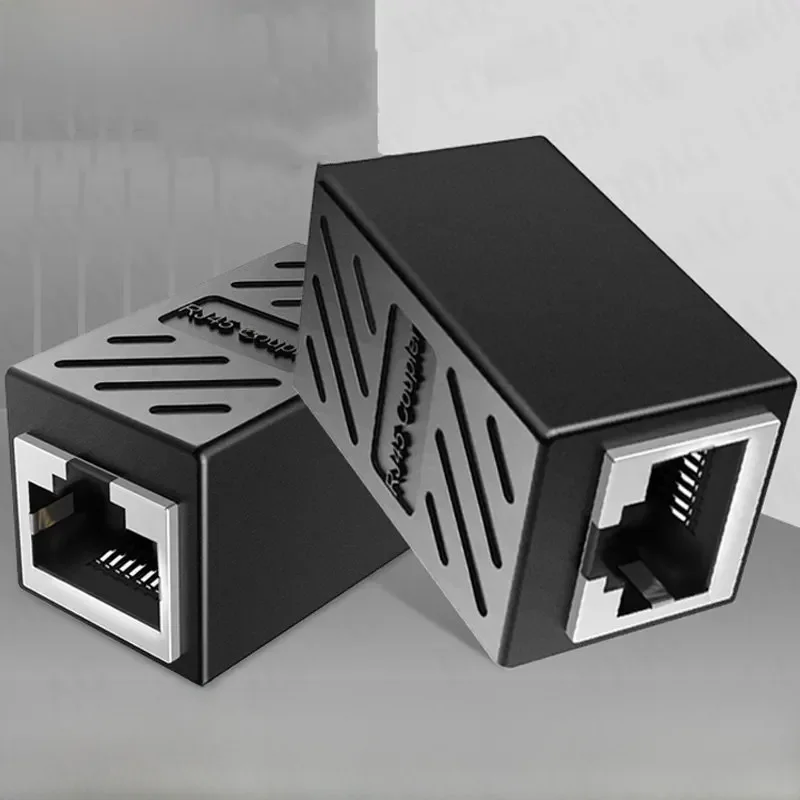 Złącze RJ45 żeńskie do żeńskiego Kabel Ethernet Cat7/Cat6/5e Adapter sieciowy LAN Łącznik internetowy Przedłużacz Przedłużacz Konwerter — zdjęcie 2