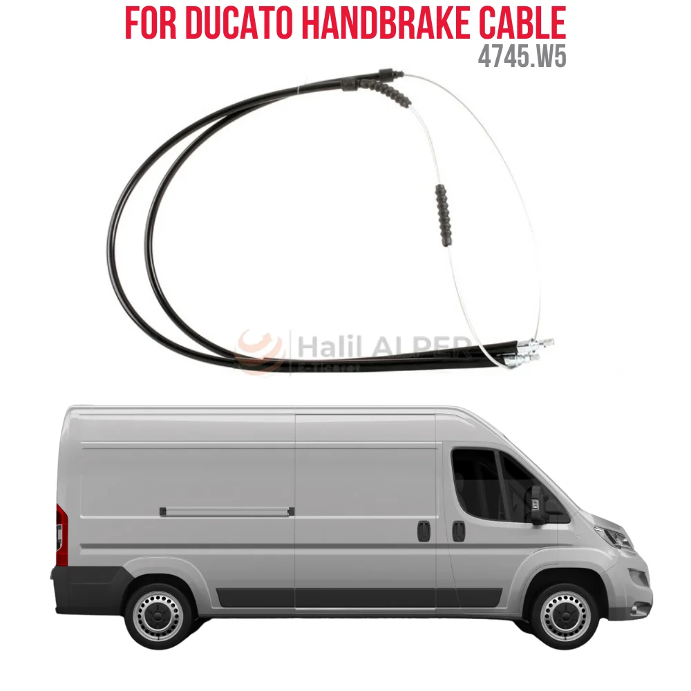 

FOR DUCATO & BOXER HAND BRAKE CABLE REAR YM OEM 4745.W5 SUPER QUALITY HIGH SATISFACTION REASONABLE PRICE FAST DELIVERY