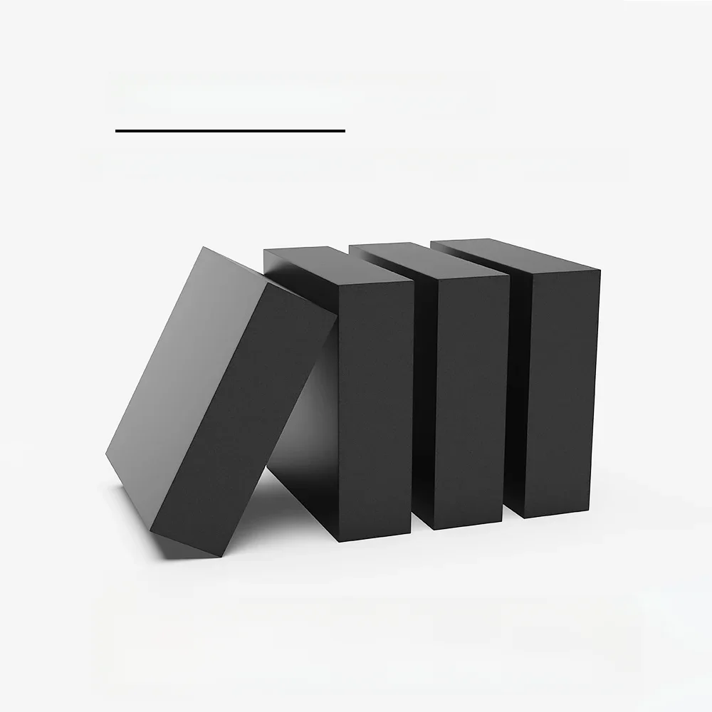 Bloc de caoutchouc industriel noir épais 10-100mm, joint d'amortissement élastique antidérapant, tampon antichoc 50X50 100x50 100x100 150x150 200x200