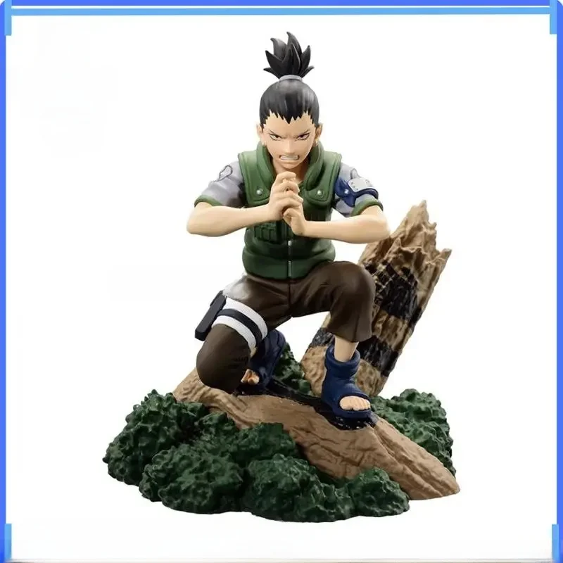 Oryginalna figurka anime Naruto Nara Shikamaru z serii Memorable Saga firmy Bandai, dostępna od ręki, model, ozdoba, zabawka w pudełku, prezent, autentyczna. — 2