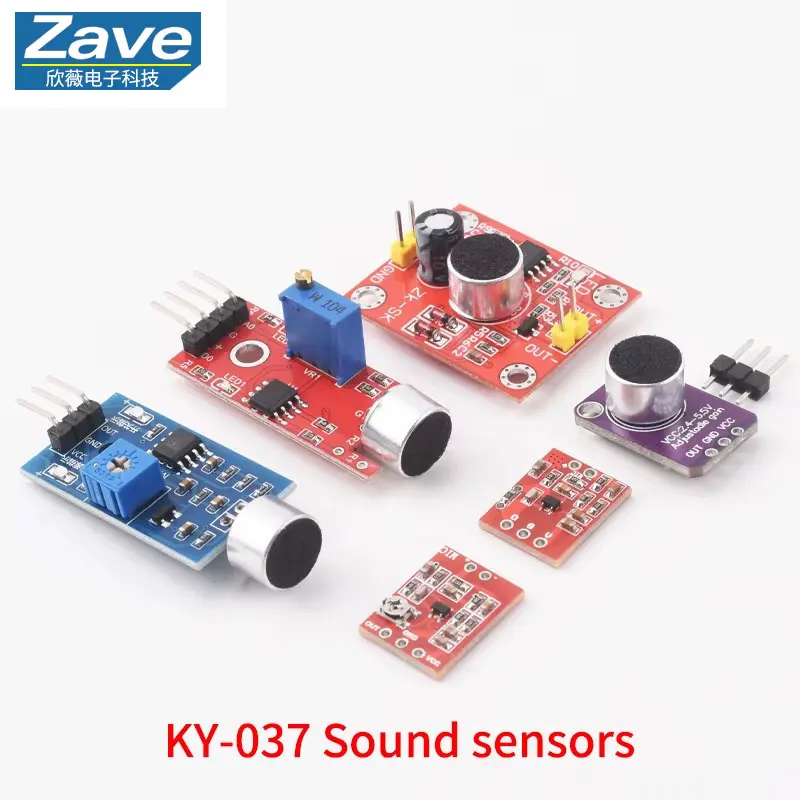 Sound Sensor Module Sound Control Sensor MAX4466 MAX9814 Switch Detection Whistle Switch Microphone Amplifier For Arduino