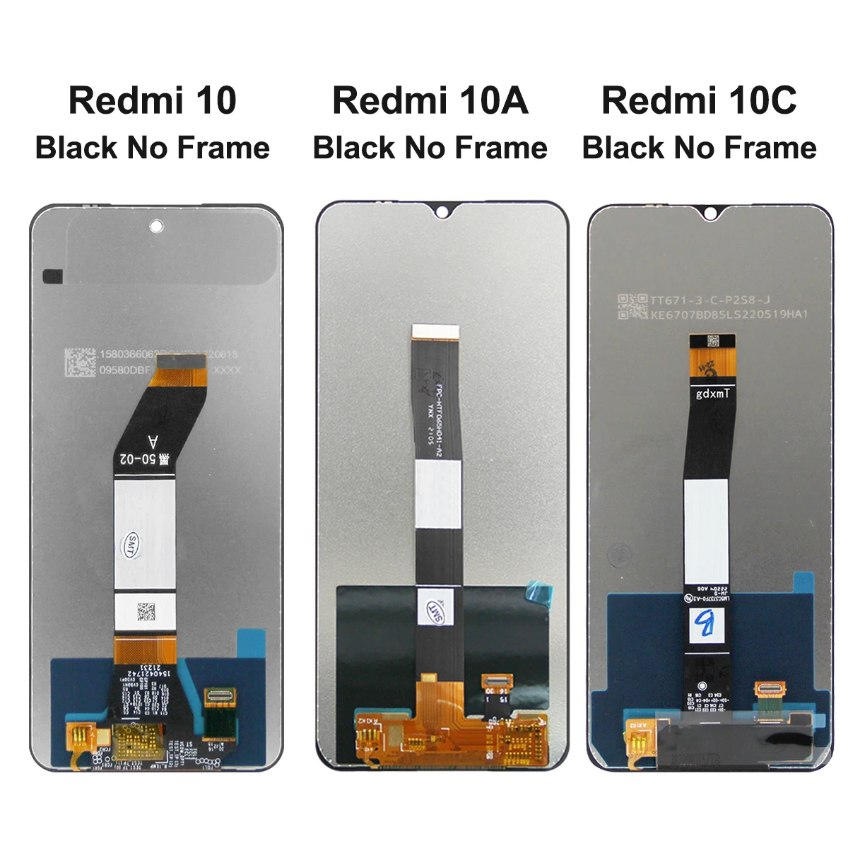 For Xiaomi Redmi 10 21061119AG LCD Display Touch Screen Digitizer Assembly For Redmi 10A 220233L2I lcd Redmi 10C 220333QL Screen