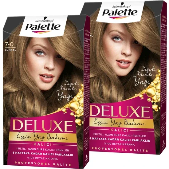 Palette Deluxe Hair Color 6-70 Brown Copper X 2 Pieces