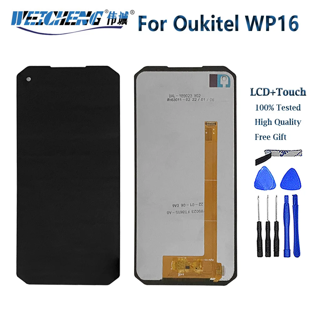 

Original 6.39'' Screen Repair for Oukitel WP16 Cell Phone LCD Display Assembly Touch Panel Glass Digitizer Screen WP16 LCD