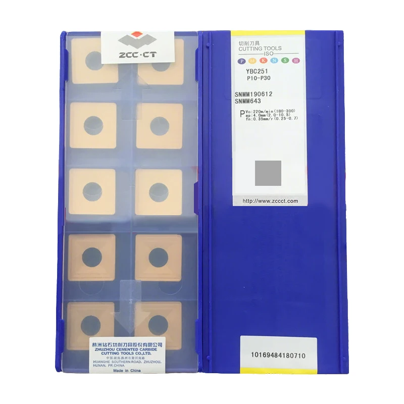 

ZCC.CT SNMM120408 SNMM120412 SNMM150612 SNMM150606 SNMM190612 SNMM190616 SNMM250724 SNMM250732 Твердосплавные пластины Токарные лезвия с ЧПУ