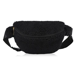 Women's Teddy Fur Bag Soft Fashion Waist Packs Casual Versatile Waist Bag Adjustable Belt Crossbody Teddy Bag Bumbags Fanny Pack