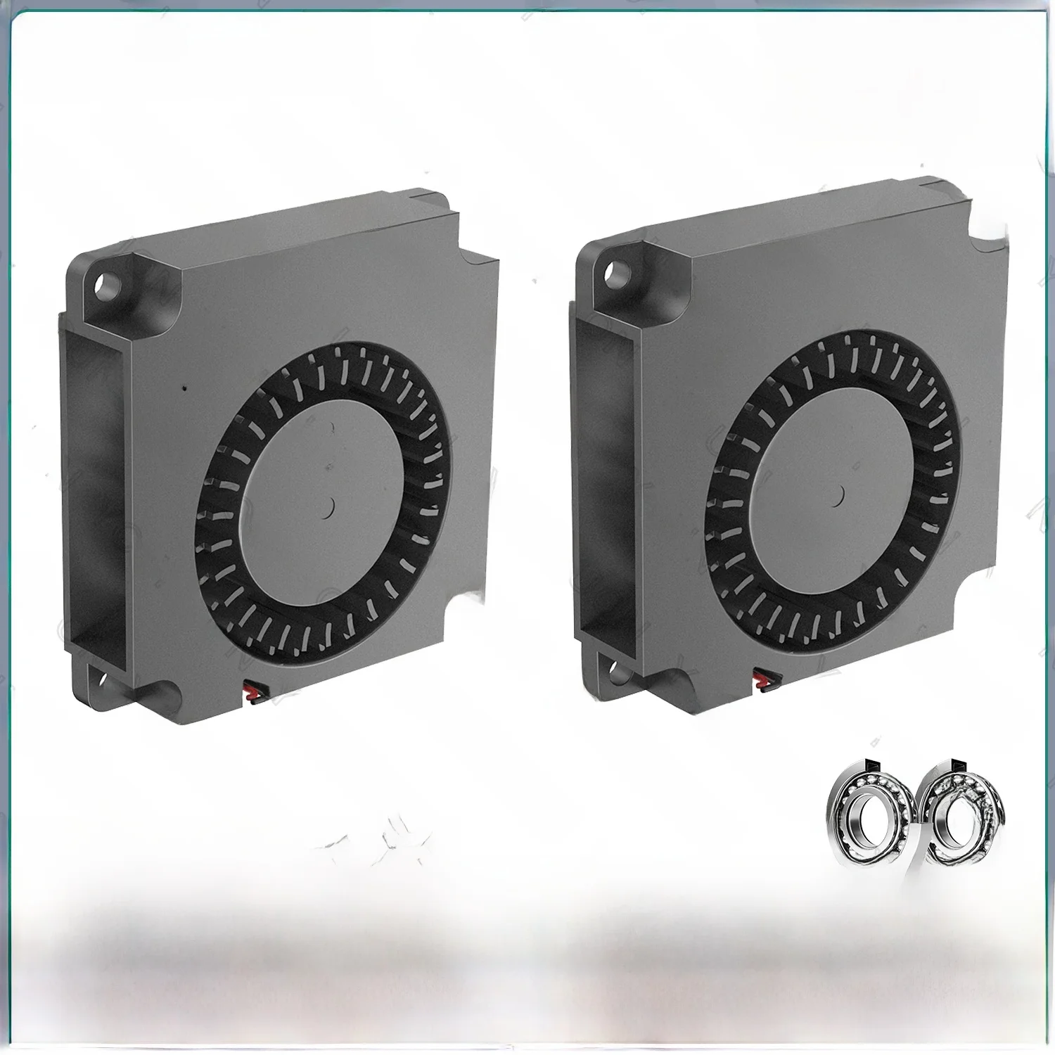 2 SZTUK 40mm 4cm Wentylator drukarki 3D 5V 12V 24V 4010 Dmuchawa drukarki Akcesoria chłodzące Wentylator dmuchawy turbo DC Wentylatory promieniowe 40x40x10mm — zdjęcie produktu 7