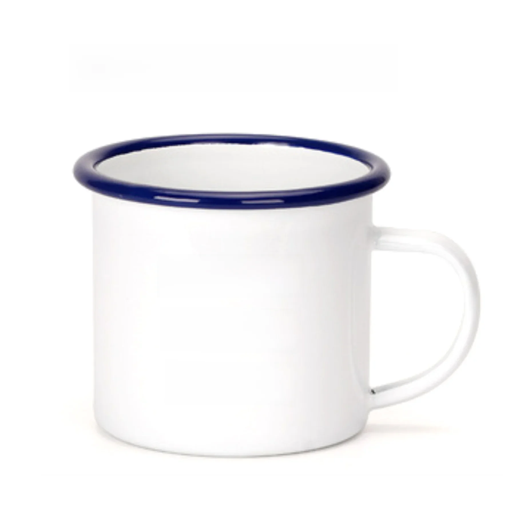 Tasse émaillée personnalisée avec logo, impression par sublimation de texte photo, cadeau amusant pour le petit-déjeuner, le lait, le café, le thé, la maison, le bureau, la normalisation de l'eau,