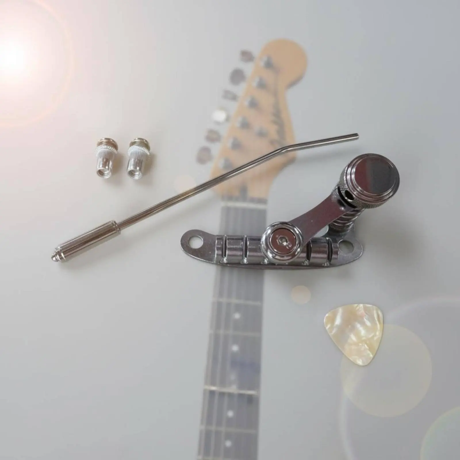 LP Electric Guitar Vibrato Bridge Tremolo Tailpiece Complete Hardware Set Metal Construction Guitar Parts Replacement