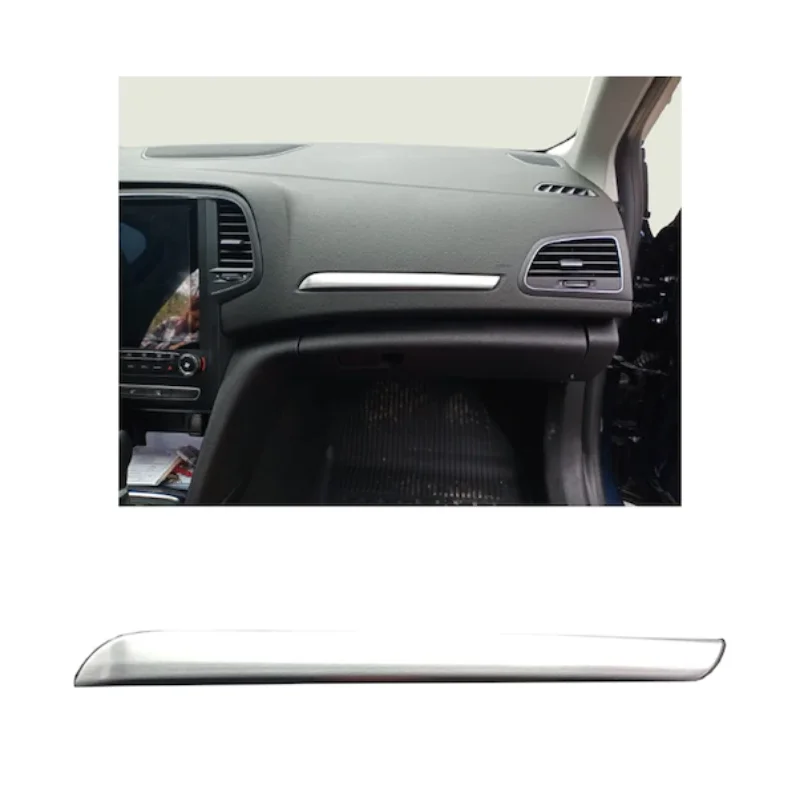 For Renault Megane 4 Hb 5D / SD 2016 and Later Models Front Console Trim Stainless Steel Affordable Price Satisfaction