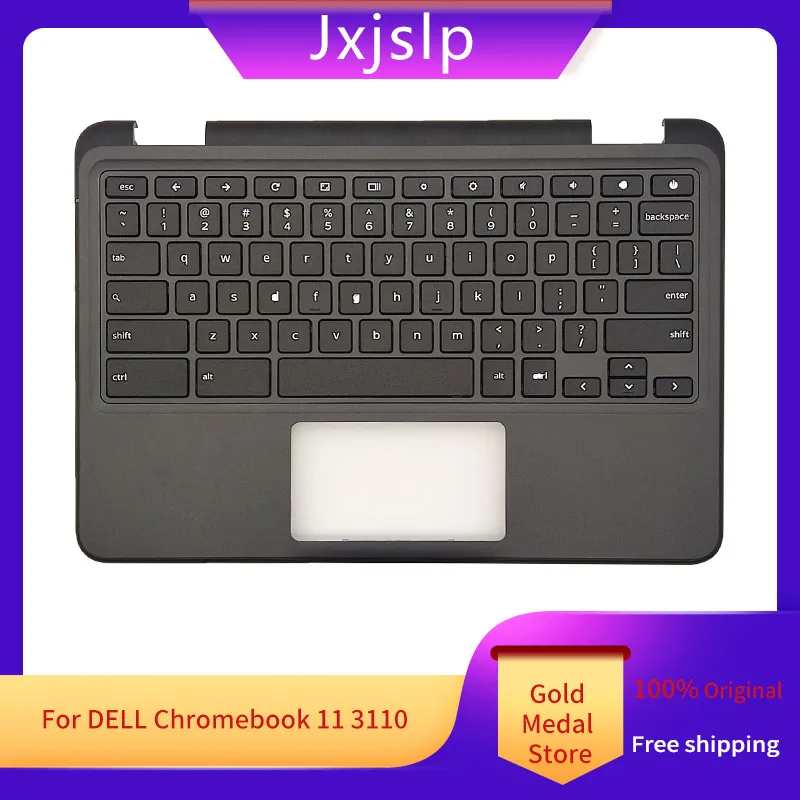 

Jxjlsp новый оригинальный для DELL Chromebook 11 3110 запасные аксессуары для ноутбука Упор для рук/Клавиатура США 0WP30N