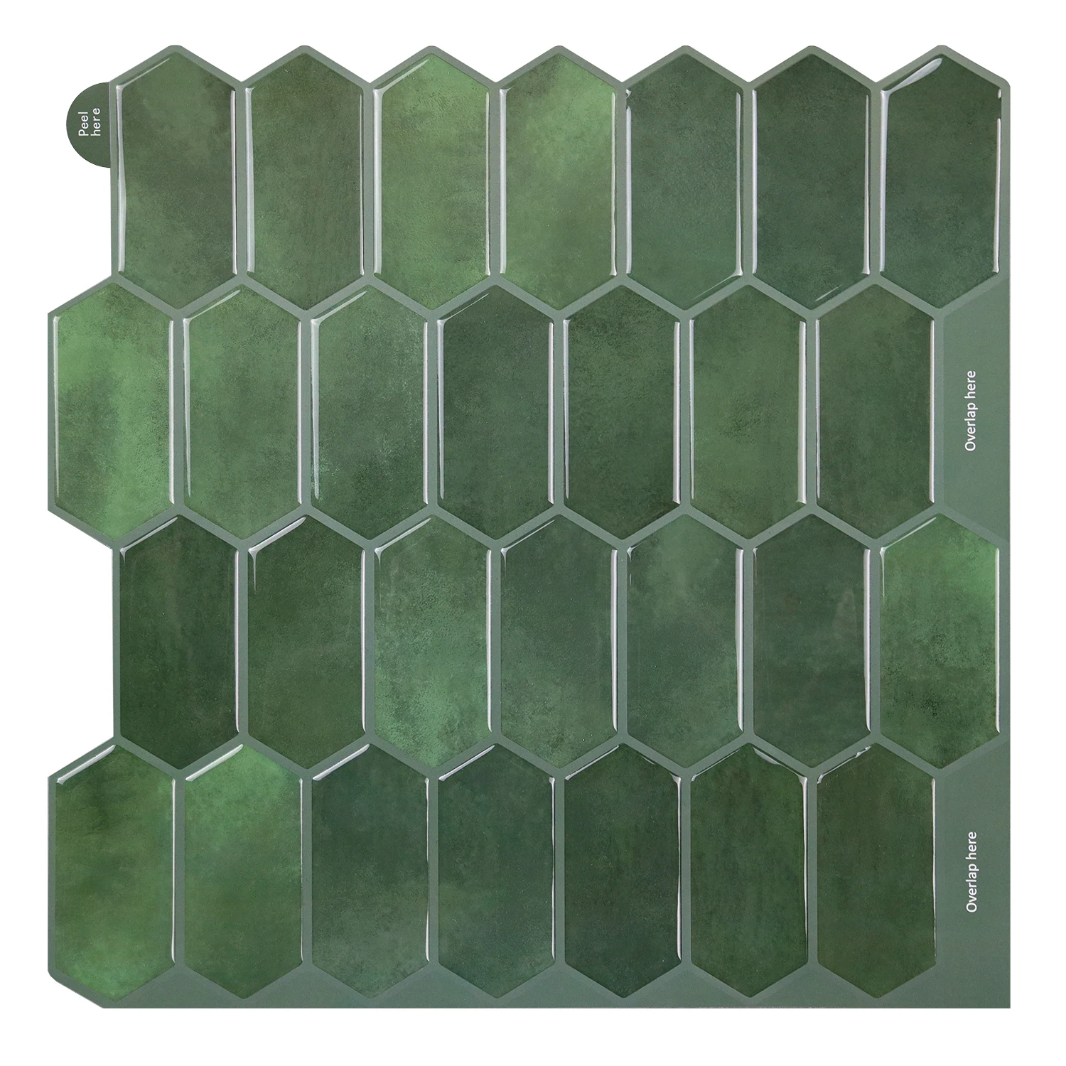 

10 Sheets Peel and Stick Vinyl Wallpaper 3D Imitation Brick Self-adhesive Wall Tike Sticker for indoor Decoration