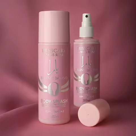 Body Splash Feminino Encanto das Asas 200ml – Miss Care by Miss Rôse · Desodorante com Vitamina E · Inspiração Árabe Yar a