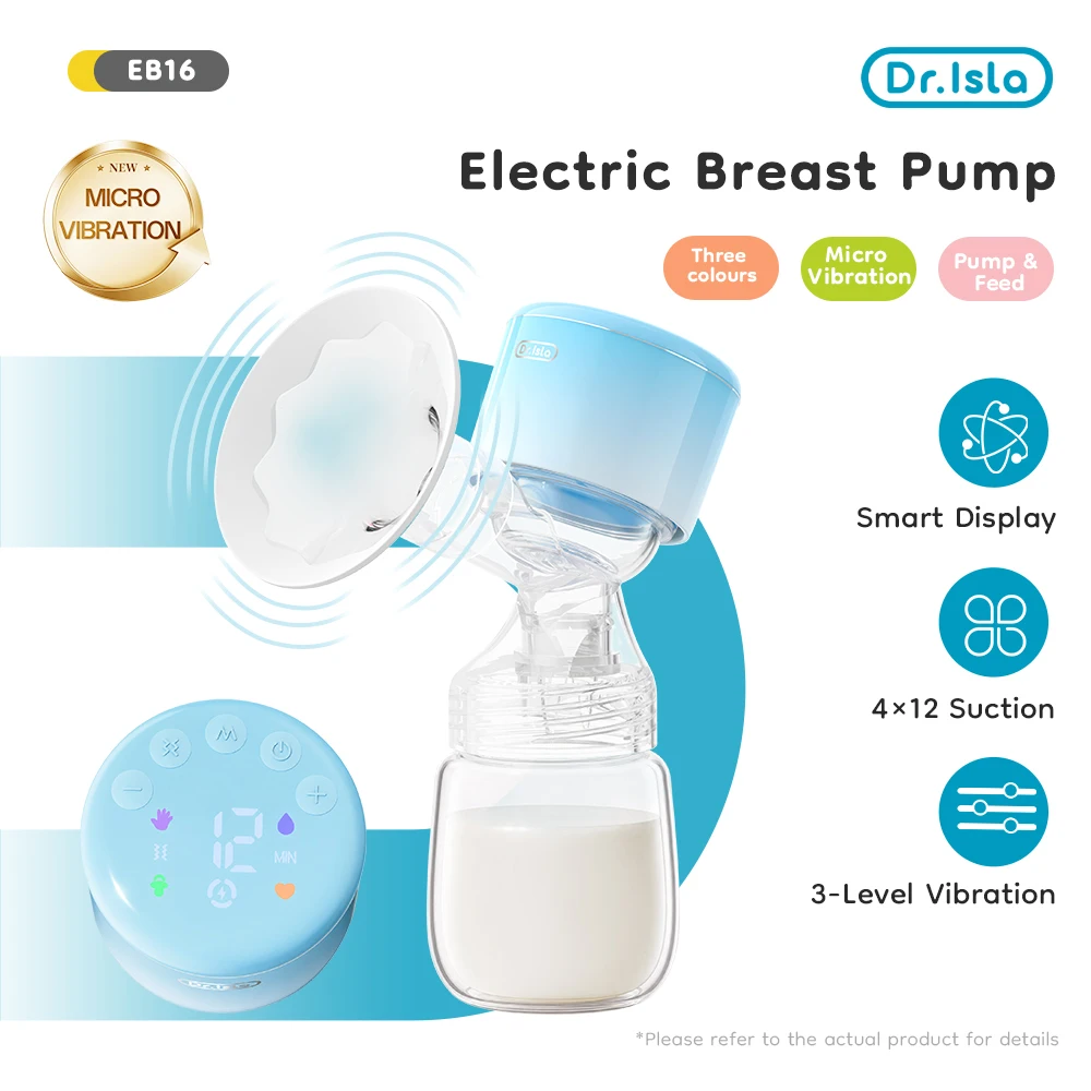 drisla-electric-breast-pump-portable-2-in-1-smart-breast-milk-pump-high-suction-breastfeeding-pump-for-postpartum-moms