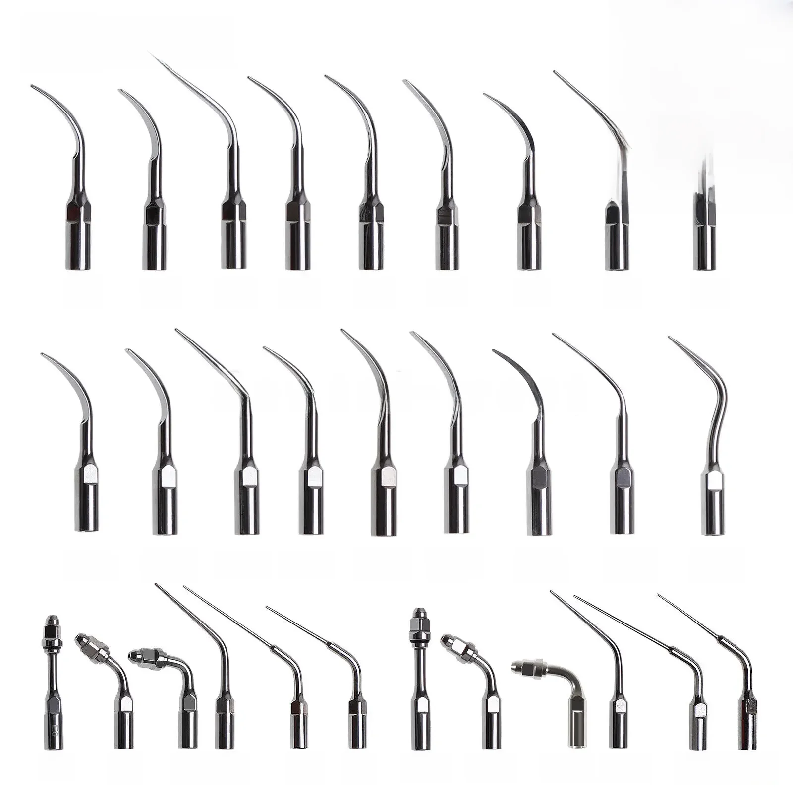 1PC Dental ultradźwiękowy skaler piezoelektryczny Perio Tip Fit Woodpecker EMS DTE Satelec rękojeść wszystkie rozmiary — zdjęcie 2
