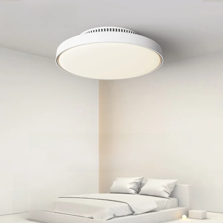Ventilateur de plafond sans lame Invisible LED moderne, 6 vitesses DC, fréquence Variable, gradation à distance, circulation d'air, ventilateur scellé pour la maison