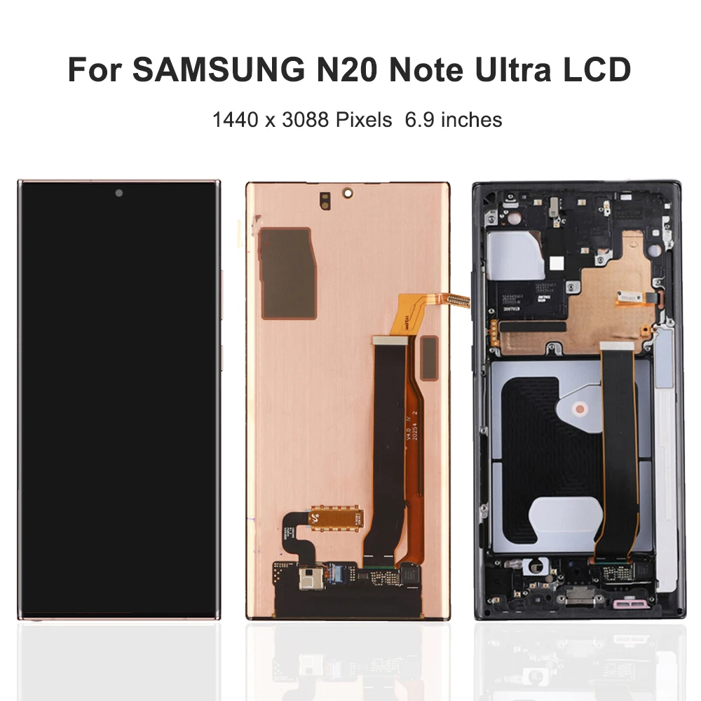 Note 20 Ultra 6.9\'\'For Samsung For Note20U N985 N985F N985U LCD Display Touch Screen Digitizer Assembly Replacement