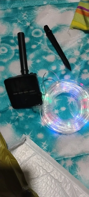 Guirlande solaire LED tube