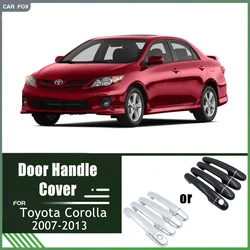 Chrome Door Handle Cover Trim for Toyota Corolla E140 E150 2007-2013 2008 2009 2010 2011  Car Accessories Stickers ABS Styling