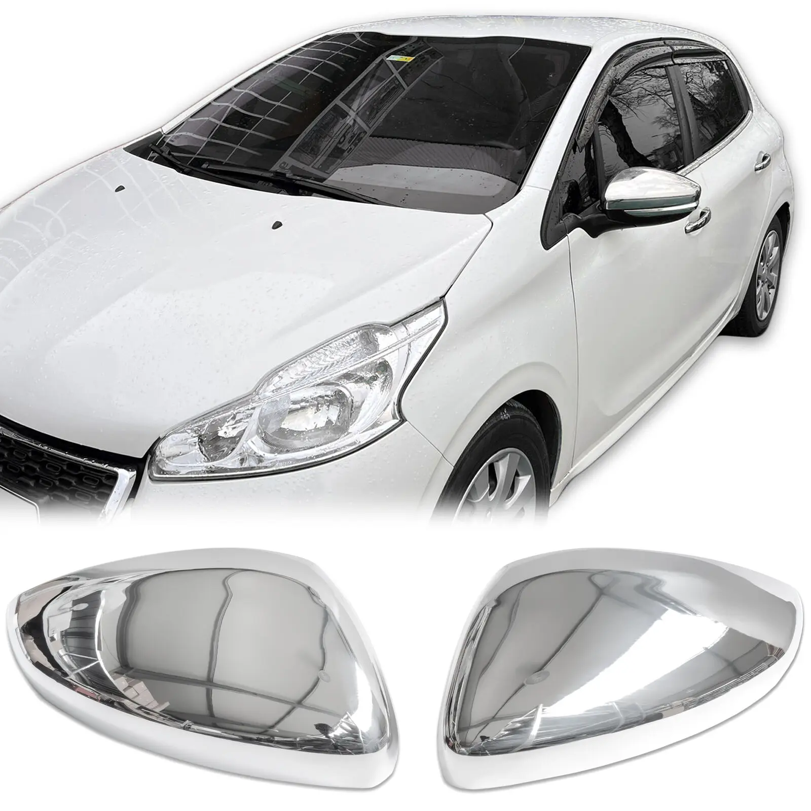 Coque Rétroviseur Droit Pour Peugeot 208 (2019+) - À Peindre, Référence OEM 1607513080