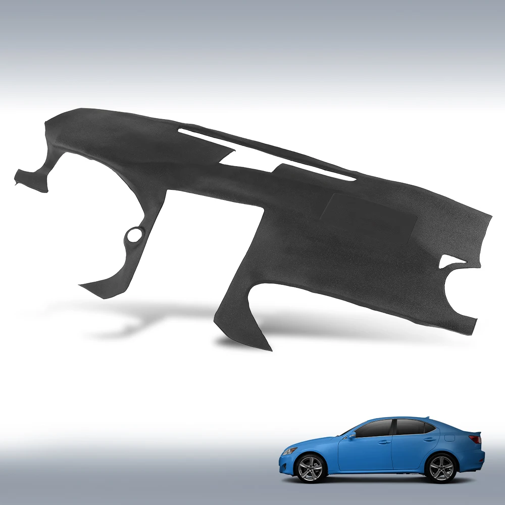 

New Tpe Dash Cover Fit for 2006-2013 Lexus Is250 Is350 Dashboard Black 11-608Ll-Blk Strong Sturdy Durable