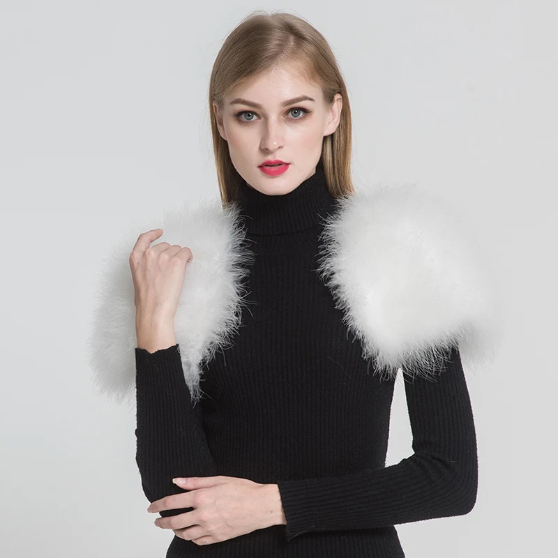 Genuine Ostrich Feather Fur Shawl Poncho Real Fur Cape Shrug Elegant Feather Wedding Capes Vintage Wraps Fluffy Bridal Shawls