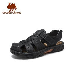 Goldencamel Men Sandals Summer Leisure Beach Holiday Comfort Casual Shoes Lightweight Outdoor Sneakers