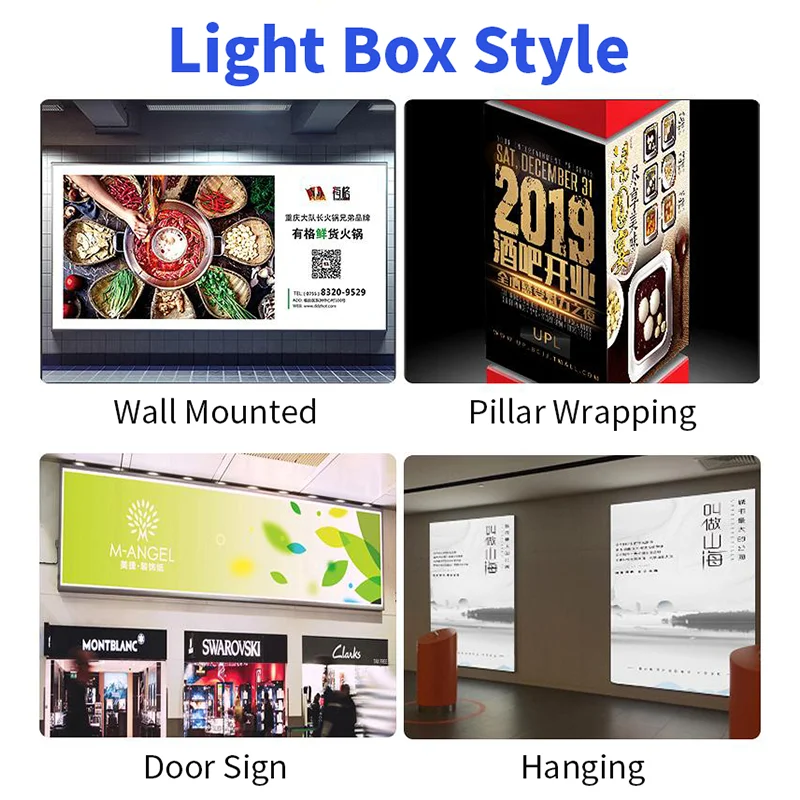 Premium Aluminum Frame LED Backlit Banner Stand Double Sided SEG Fabric Light Box Display For Exhibit Booth