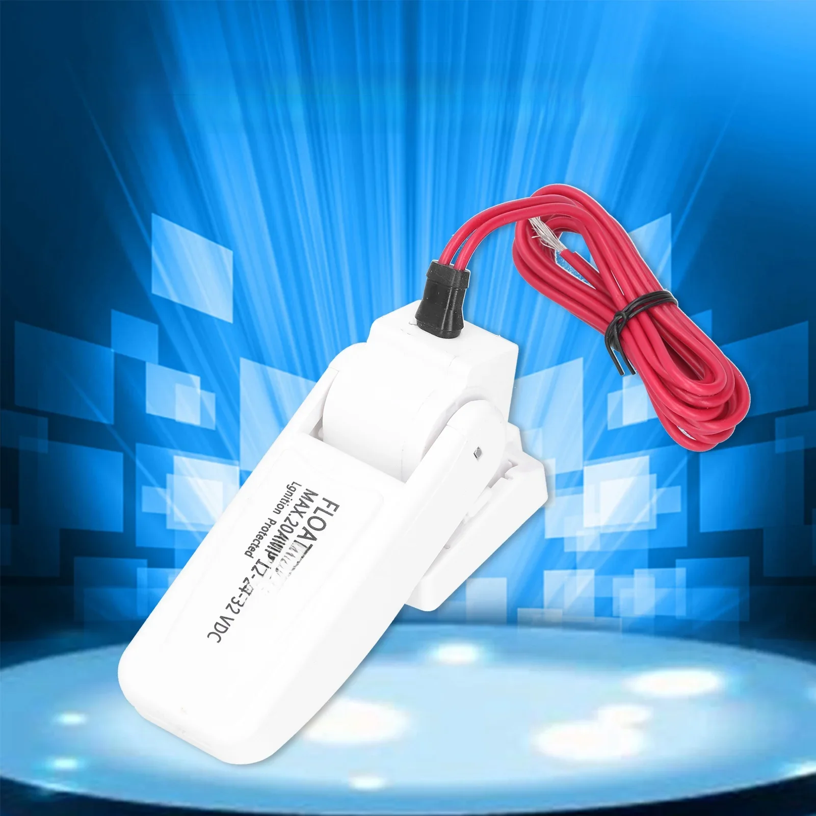 Przełącznik pompy zęzowej łodzi Automatyczne bezpieczeństwo elektryczne Łatwe czyszczenie Przełącznik pompy zęzowej do inżynierii elektronicznej DC32V/24V/12V — zdjęcie 2