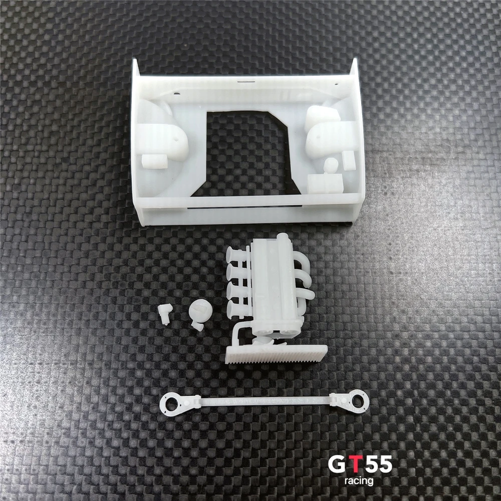 

Двигатель GT55racing 1/28 с 3D принтом, с естественным аспиратором для кузова KYOSHO TOYOTA AE86