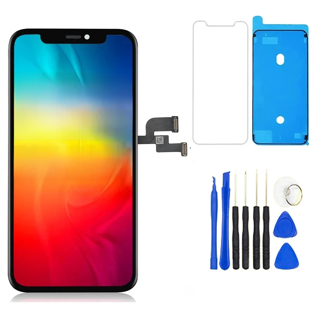 OLED Pantalla dla iphone XS Wyświetlacz LCD Ekran dotykowy Digitizer Zespół dla iPhone XS LCD Zamiennik — zdjęcie 2