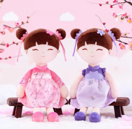 Gloveleya Plush Toys New Design spring Chinese style Ten scrolls fairy Girl Gifts Soft Toys Girl‘s Birthday Gift