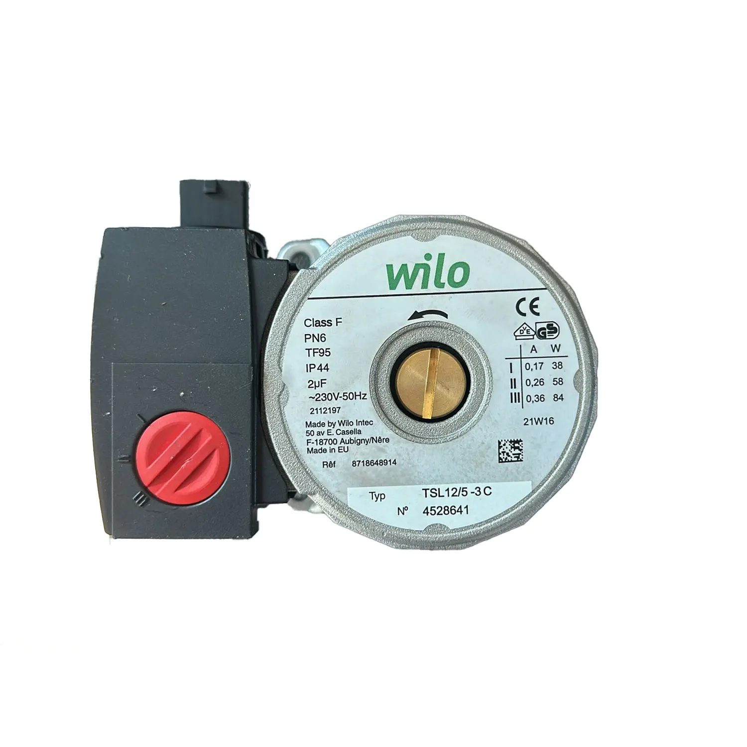مضخة دوران Wilo-TSL ، 12 5-3C ، Bosch WBN 6000 ، Buderus Logamax U072 ، رقم المنتج 818648181