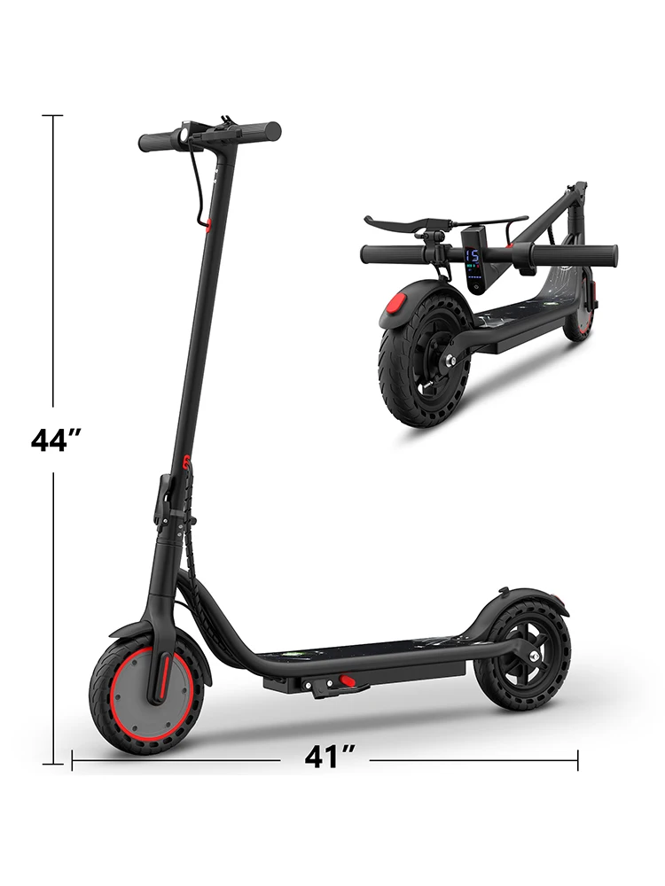 Juicease elektrische scooter, 250W motor, actieradius van 20-30 km, maximale snelheid 25 km/u, inklapbaar, geschikt voor volwassenen, 8,5 inch banden, led-display, appverbinding, ideaal voor
