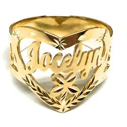 Personalized Couple Rings Custom Name Ring Stainless Steel Jewelry Hip-Hop Rock High Quality Unisex Accessories Punk Gift