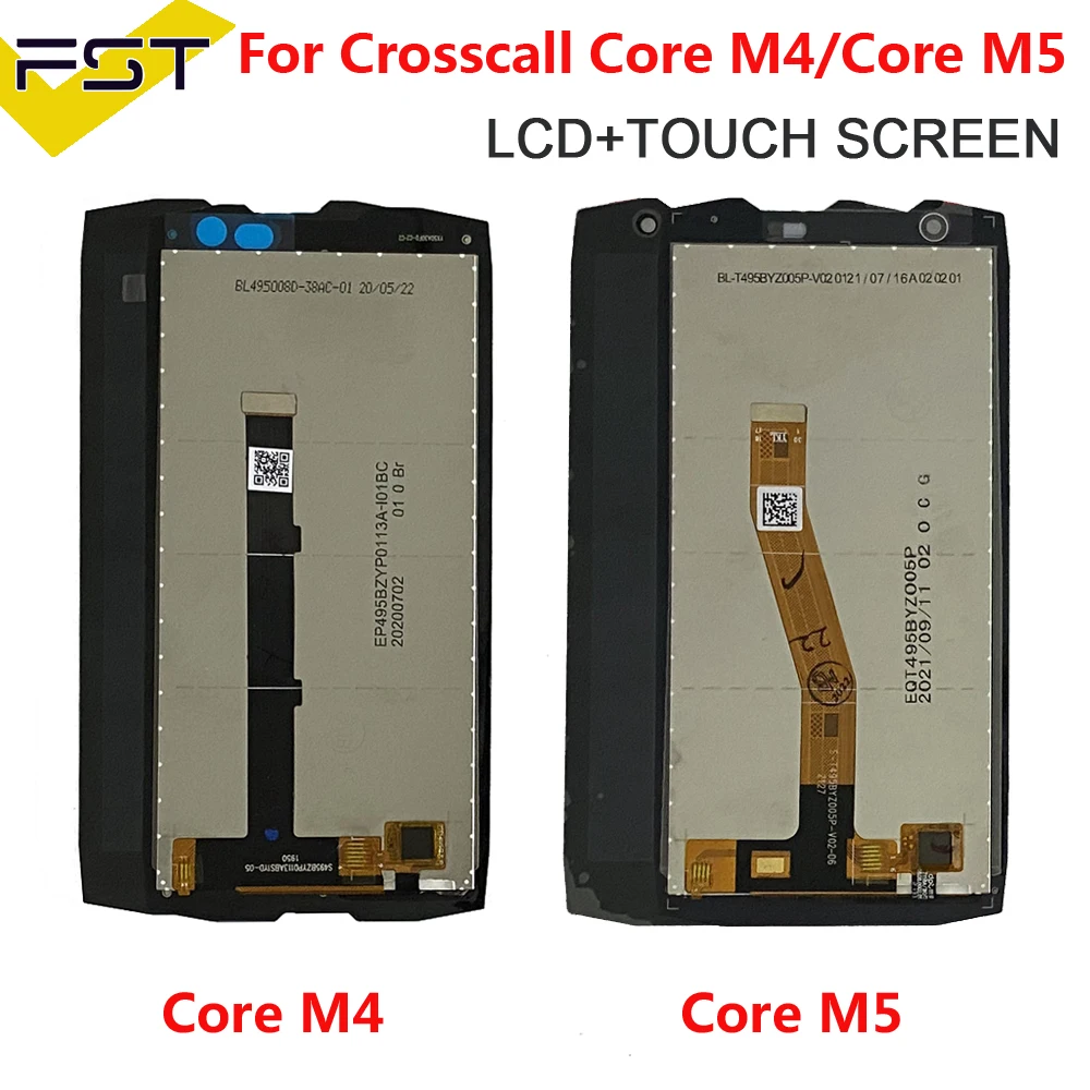 For CROSSCALL Core X3 LCD Core M4 M5 LCD Display With Touch Screen Digitizer For CROSSCALL Action X3 LCD Display Trekker X4 LCD