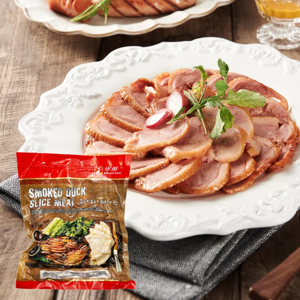 smoked duck slice 800g breast 900g all duck 800 g duck slices, freshly smoked 800 g breast 900 g whole duck