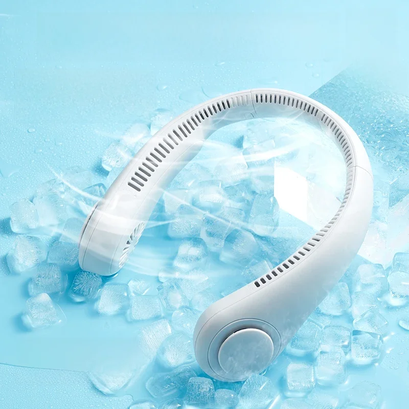 Ventilateur de cou Portable électrique sans fil, Rechargeable par USB, Mini ventilateur silencieux sans lame