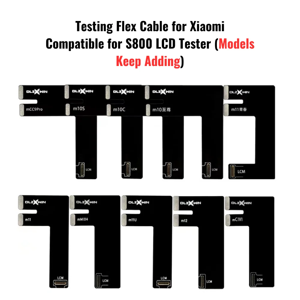 Cavo flessibile Tester iTestbox per Xiaomi compatibile per Tester LCD S800