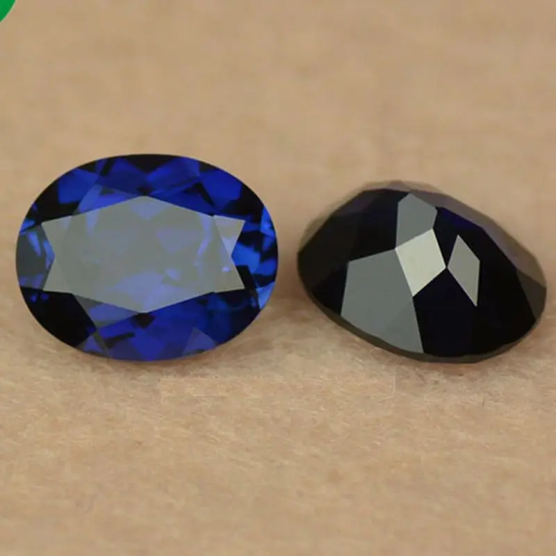 Natural Blue Sapphire Oval Cut AAAA+ VVS Loose Gemstone Multiple Sizes to Choose For Jewelry Making