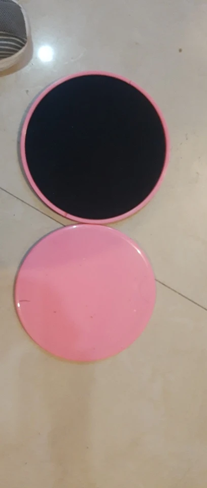 2pcs Solid Color Yoga Sliding Discs, Yoga Fitness Foot Sliding Pads, Workout Equipment For Abdominal Core Training, Body Shaping photo review