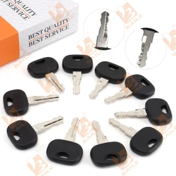 10PCS 14603 Lgnition Key for JCB Bomag Dynapac Terex Vibromax New Holland NH For Ford Moxy Hamm