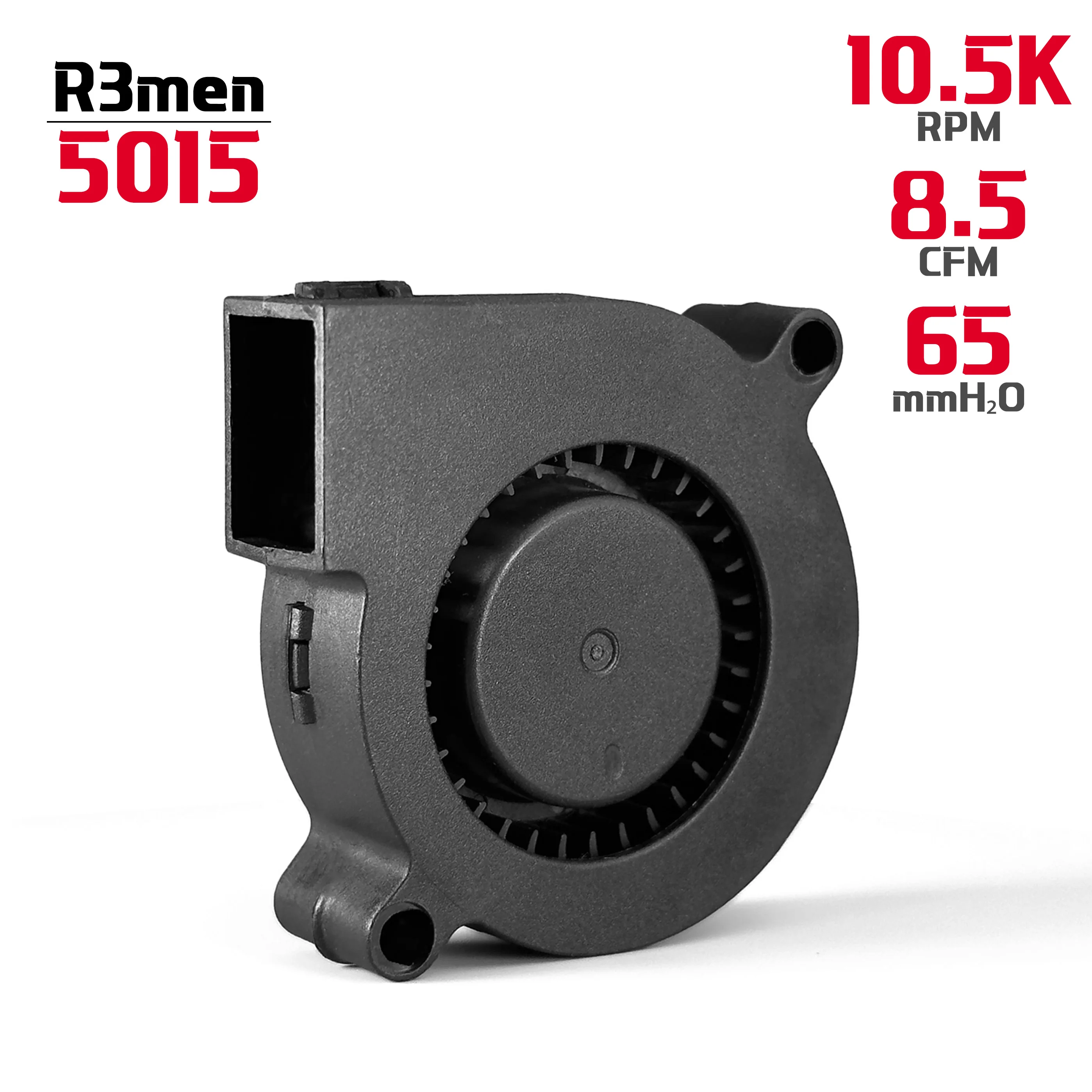 R3men (lub R3men - zależy od kontekstu) |   Wentylator dmuchawy o bardzo wysokiej wydajności 10K RPM 5015 do drukarek 3D. Wentylator chłodzący R3fan — zdjęcie produktu 5
