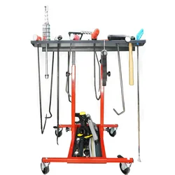 Mcpdr, Pdr Tools Metal Folding Stand with Wheels for Rods And Equipment , Dent Removal Kit Paintless Auto Repair Car Damage