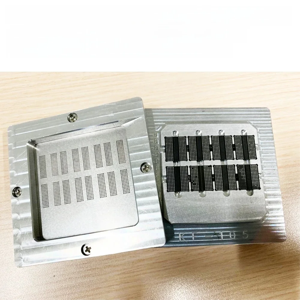 Dostosowana matryca do reballingu pamięci do DDR5 DDR5X DDR4 DDR3 DDR6 platforma do pozycjonowania pamięci — zdjęcie 2