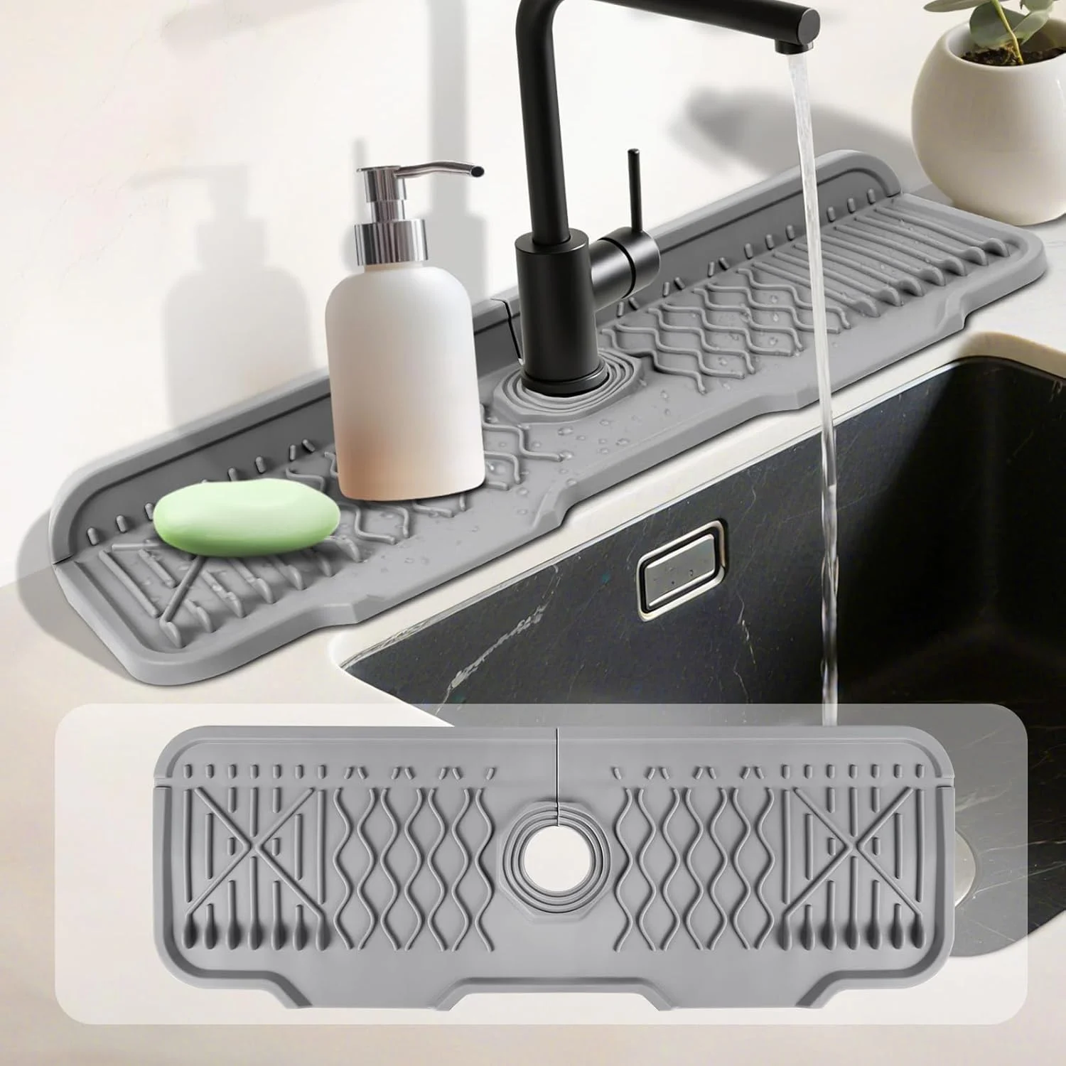 แผ่นกันน้ำกระเด็นอ่างล้างจาน, - Silicone Tap Washer บทวิจารณ์และราคา