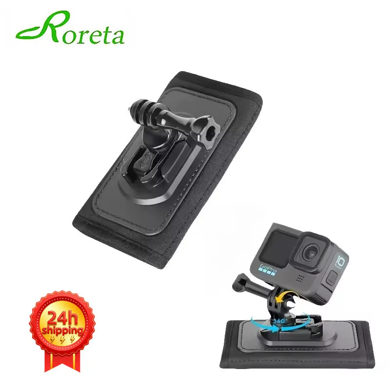 

Roreta Shoulder Strap 360° Rotate Buckle Quick Release Mount for GoPro Hero13/12/11/10/9 Dji Action 2 Action Camera Accessory