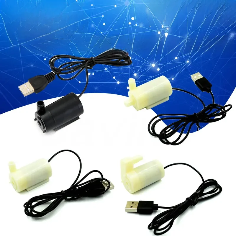 Mini pompe à eau micro Pump120L/H de moteur sans brosse à faible bruit d'USB de DC3-5V pour le kit de bricolage